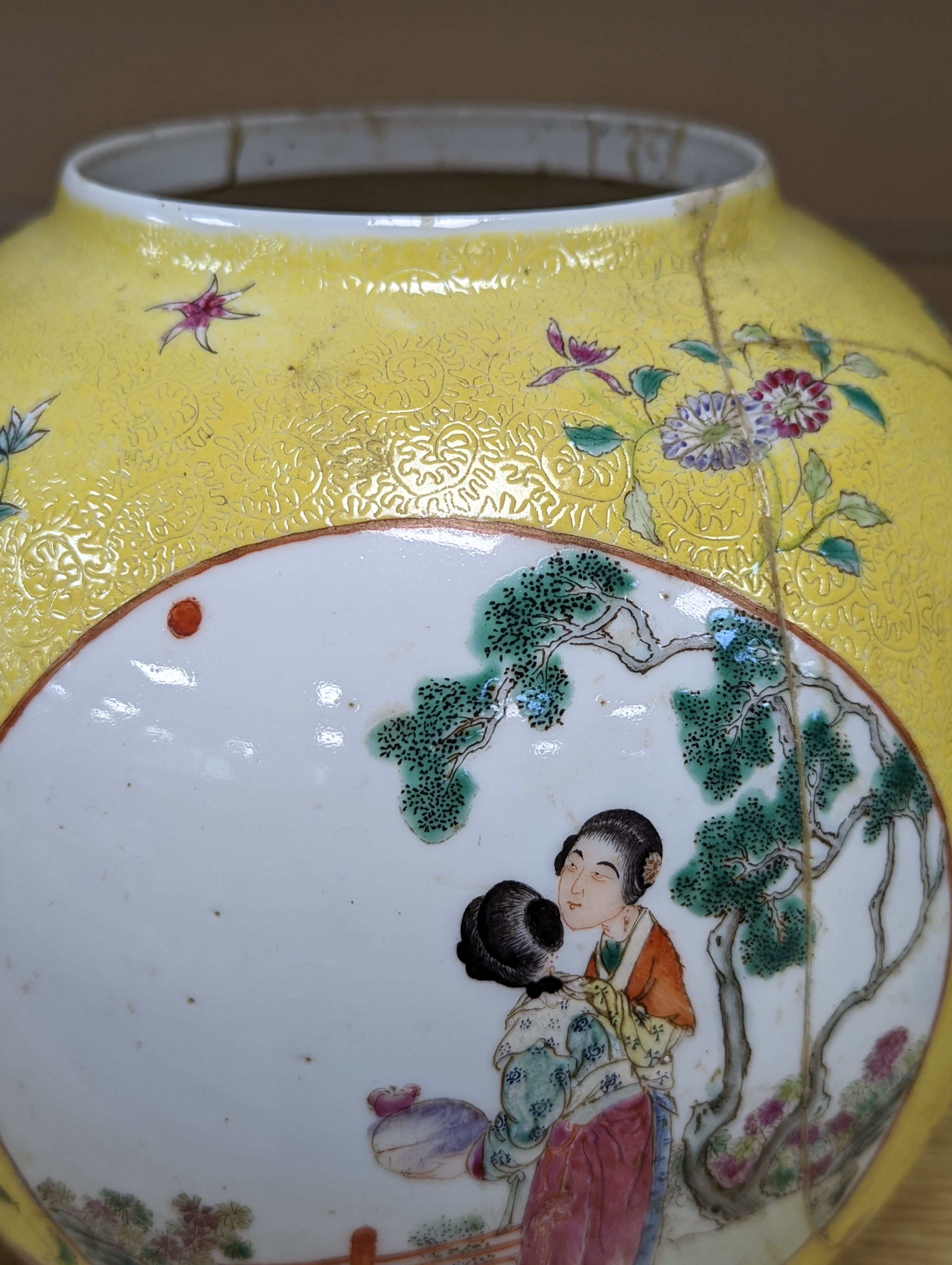 A mountain jade sculpture, 12cm high, together with other Chinese ceramics